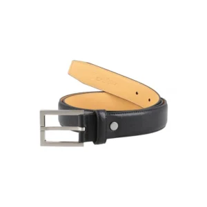Black Geometric Belt